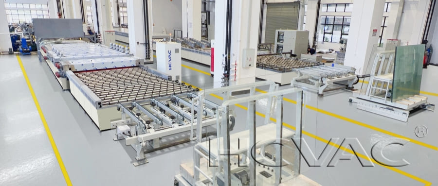 aluminum silver and color mirror glass coating machine